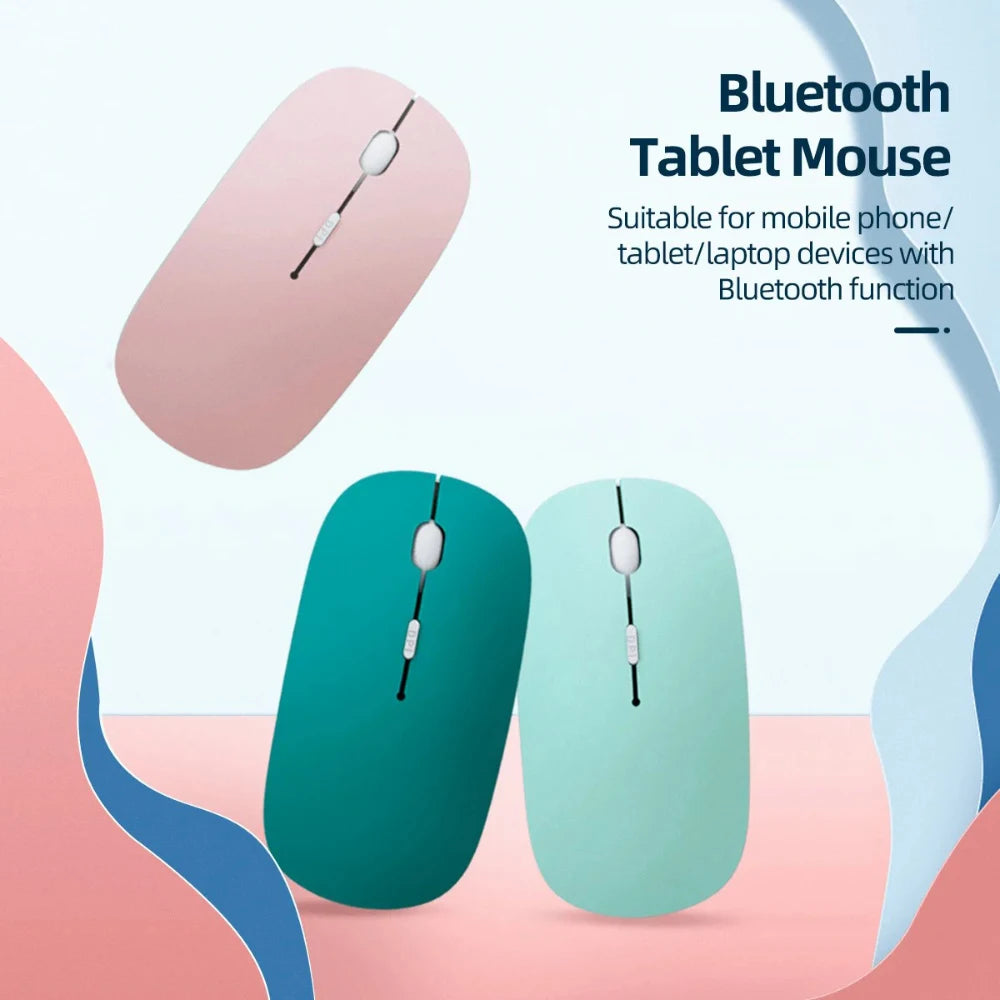Wireless Bluetooth Mouse Gamer For MacBook iPad Laptop Computer Replaceable Battery Bluetooth Mouse Adjustable 800/1200/1600DPI