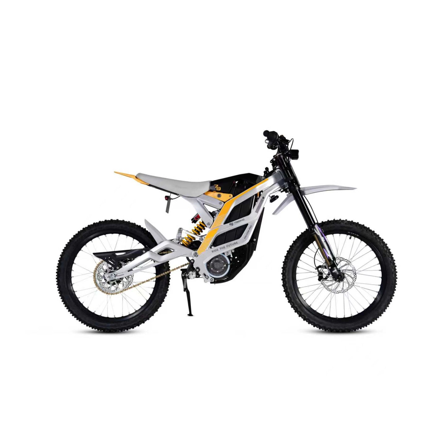 Tc Aluminum Alloy Full Absorber Falcon Electric Off-Road Vehicle Adult 72V Off-Road Motorcycle Mountain Highway 10000W Brushless