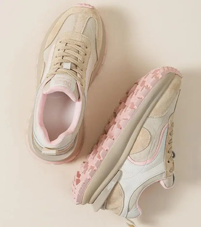 Women Sneakers Genuine Leather Platforms Ladies Casual Sports Shoes Comfy Students Sneakers Summer Popular Size 34-40