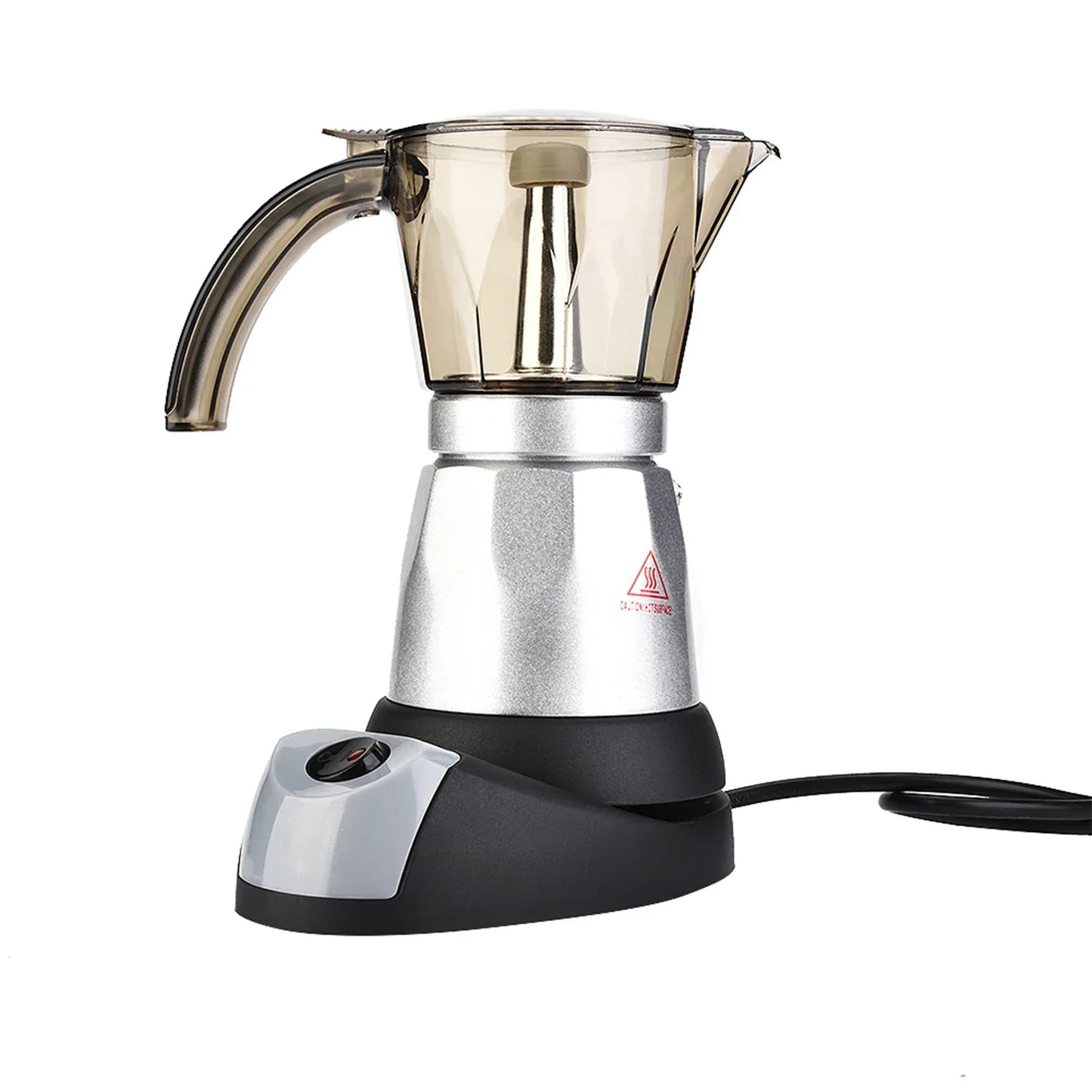 Large Capacity Electric Moka Pot Stovetop Espresso Coffee Maker Coffee Percolator 300ml