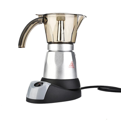 Large Capacity Electric Moka Pot Stovetop Espresso Coffee Maker Coffee Percolator 300ml