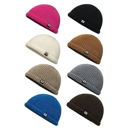 Soft Knitted Hat Windproof Thickened Autumn Winter Hat Ear Protection Hip Hop Hat Warm Bonnets Outdoor