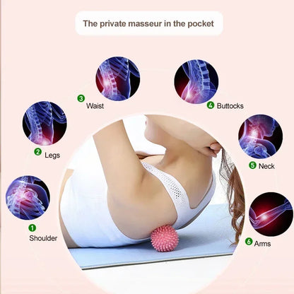 Fascia Ball Raised Point Massage Ball TPR Posture Master Yoga Ball Waist and Back Foot Massage Ball Muscle Relaxation Massage