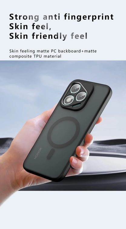 For Magsafe Magnetic Wireless Charging Case For Honor 400 Lite Honor400Lite Shockproof Matte Back Cover Coque