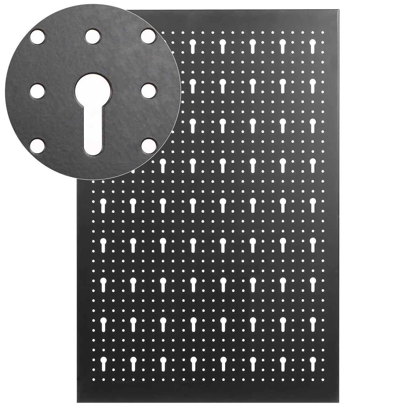 117x55cm Metal Pegboard Wall Organizer with Hooks 17PCS Kit, Garage Storage Bins, and Panel Tool Organizer Pegboard Wall Control