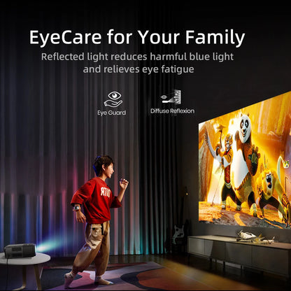 projector Portable 4K UHD HDR10 Home cinema Movie Google TV certified Gaming Outdoor MEMC Dust proof