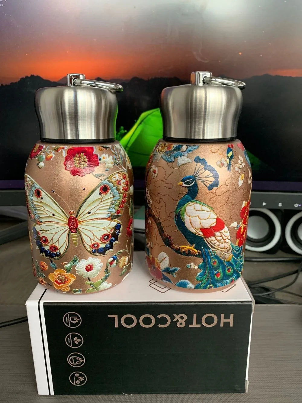 Creative Gift 316 Stainless Steel Insulated Cup 300ml Leak Proof Coffee Mug Durable Portable Water Bottle Outdoor Hiking