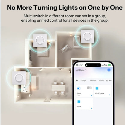 SONOFF Orb-ZBW1L Zigbee Smart Wall Switch Fusion Series ZBMINIL2-E No Neutral Required Seamless Integration With Home Assistant