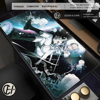 Xavier Love And Deepspace Game Mousepad Large Gaming Mouse Pad LockEdge Thickened Computer Keyboard Table Desk Mat