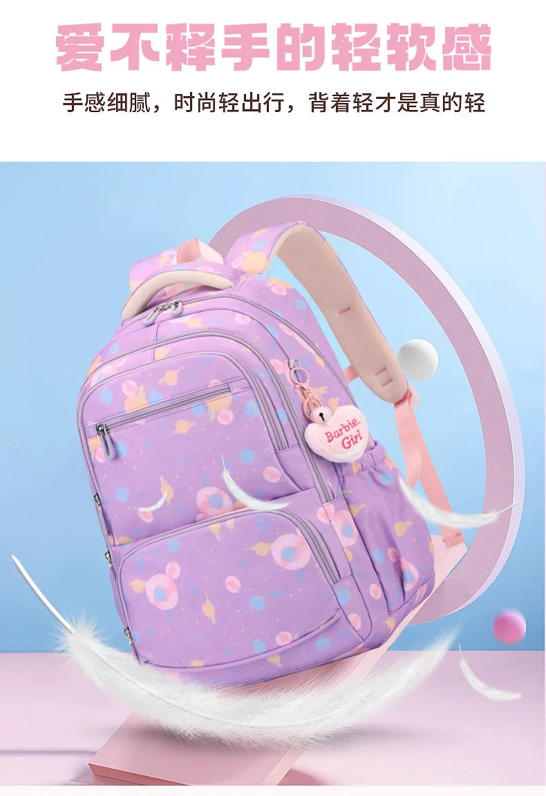 Child Girl Backpacks Primary Junior High School Bags for Girls Children Kids Bookbag Backpack 2025 Back to School Girl Schoolbag