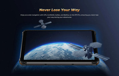 OUKITEL RT3 PRO 8-inch HD Rugged Tablet 13.9mm Ultra-Slim Profile IP68 &IP69K & MIL-STD-810H, 16(4+12)GB +128GB, 5150mAh Battery