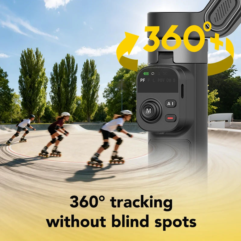 AOCHUAN Smart X3 3 Axis  Anti-Shake Gimbal Stabilizer Built-in Telescopic Rod For  iPhone And Android Smartphone Shooting Vlgo
