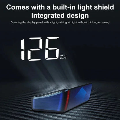 XIAOMI New HUD Head Up Display Digital New In-vehicle Speedometer Speed Mete GPS Compass Multifunctional Car Windshield Project