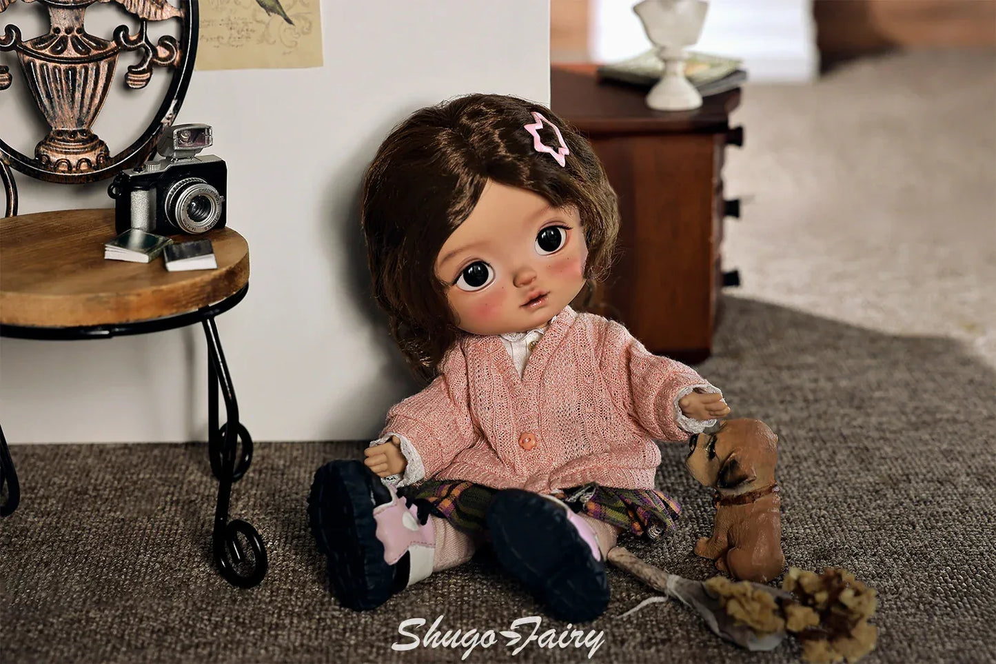 ShugaFairy Plums 1/6 Bjd Doll Head Thessa Body Autumn American School Style Joint Body Baby Toys Girls BJD Dolls
