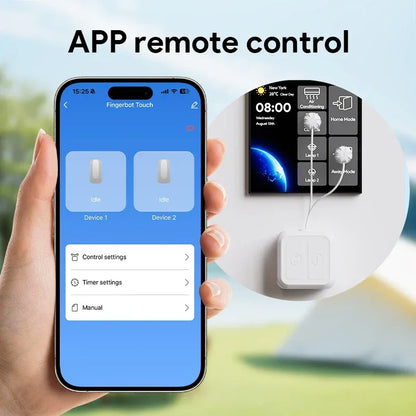 Tuya BLE Touch Screen Finger Robot Rechargeable Smart remote control timing screen clicker Touch Switch Robot Remoter AlexaVoice