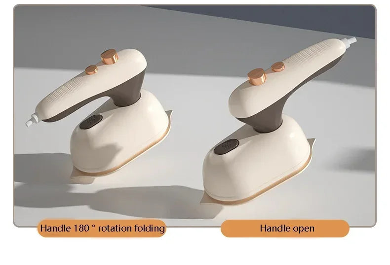 Mini Electric Iron Household Handheld Steam Iron Foldable Wet Dry Ironing Machine Portable Travel Fast Heating Handheld Iron