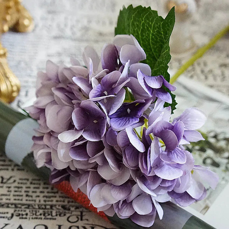 Artificial Flowers 1 Bundle Silk Hydrangea Wedding Decorative Bridal Accessories Clearance Festival Decor Vases Home Diy Bouquet