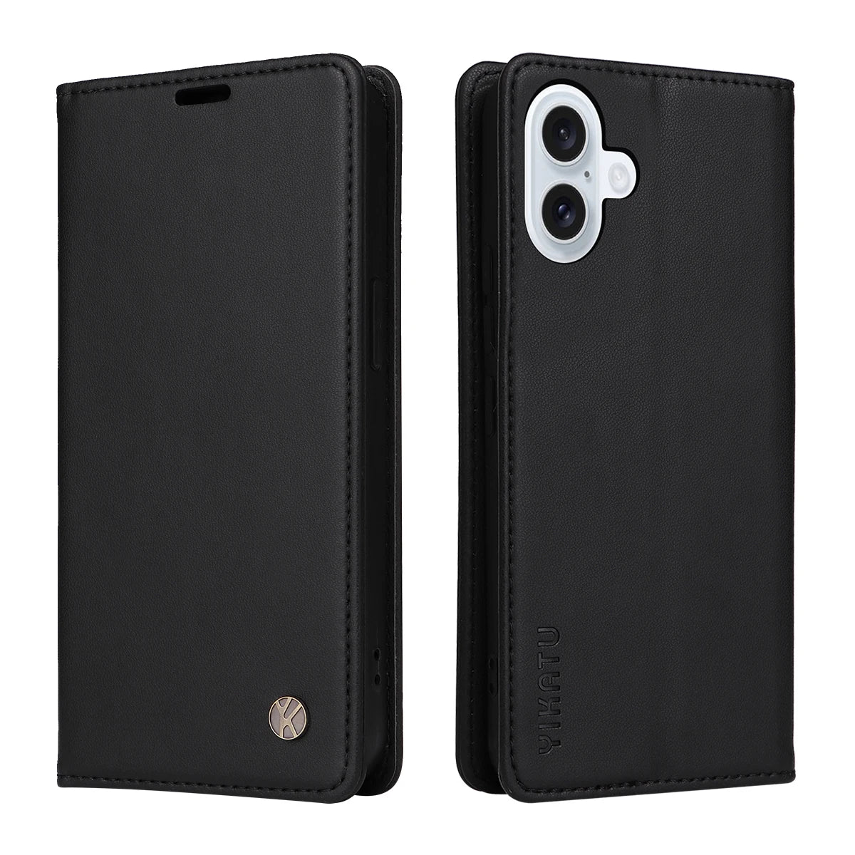 Magnetic Leather Wallet Flip Case for iPhone 17 Air 16e 16 15 14 13 12 11 Pro XS Max 8 7 Plus | Ultra Silm Design | Premium Case