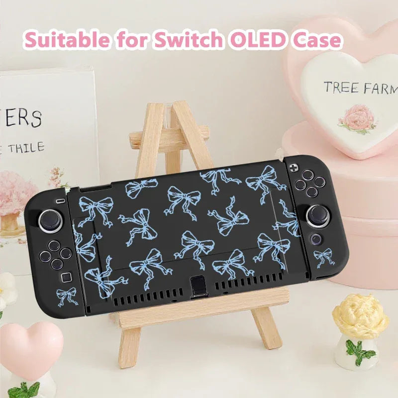 This protective case for Switch NS/OLED，durable TPU，shockproof and drop-proof soft shell，the best choice for Switch players