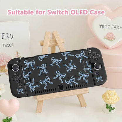 This protective case for Switch NS/OLED，durable TPU，shockproof and drop-proof soft shell，the best choice for Switch players