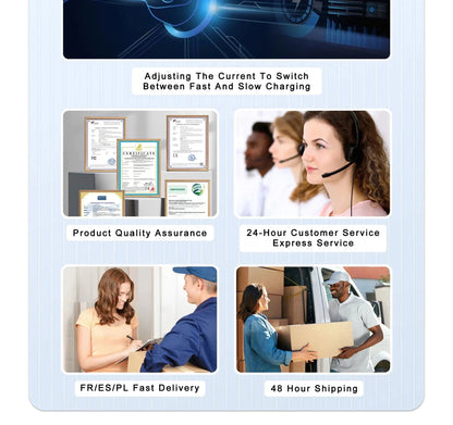 feyree 32A 7KW Type2 EV Portable Charger 3.5KW 16A 1Phase EVSE Charging Box 11KW 16A 3Phase Car Charger for Electric Vehicle