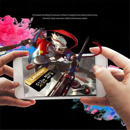 Lenovo SD Memory Card 2TB 1TB 512GB 128GB 256GB Micro SD Card V60 U3 Flash Cards TF Card Memory Microsd For Insta360 DJI Drone
