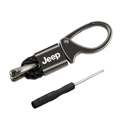Car Keychain Auto Keyring Accessories For Jeep Renegade Compass Grand Cherokee Wrangler jk Gladiator Patriot