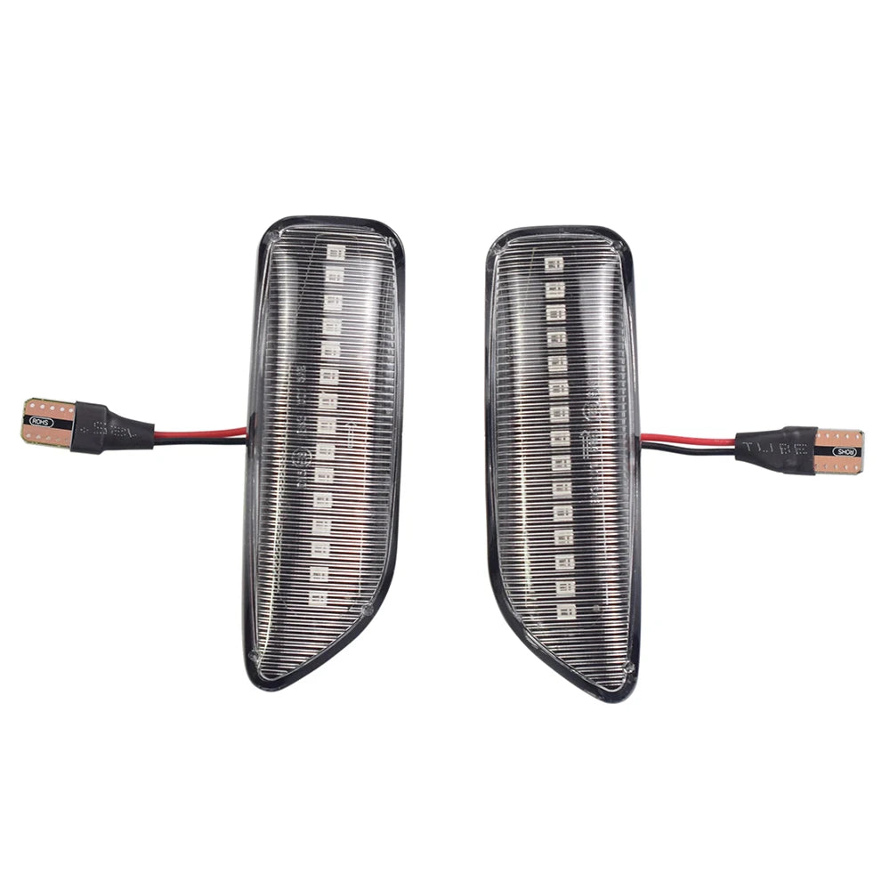 For Volvo XC90 S80 XC70 V70 S60 2001- 2009 LED Dynamic Turn Signal Light Side Mirror Sequential Lamp Blinker Indicator
