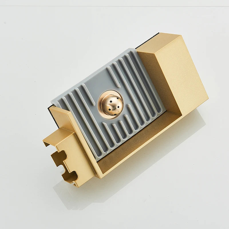 Golden Double Waterfall Sink Stainless Steel Kitchen Sink Embossed Large Single Slot Wash Basin Washing Pond For Kitchen