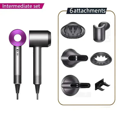 Sèche-cheveux Super Hair Dryer 220V sans balais, soin capillaire personnel, coiffage, outil à ions négatifs, programme de séchage, sèche-cheveux électrique à ions négatifs