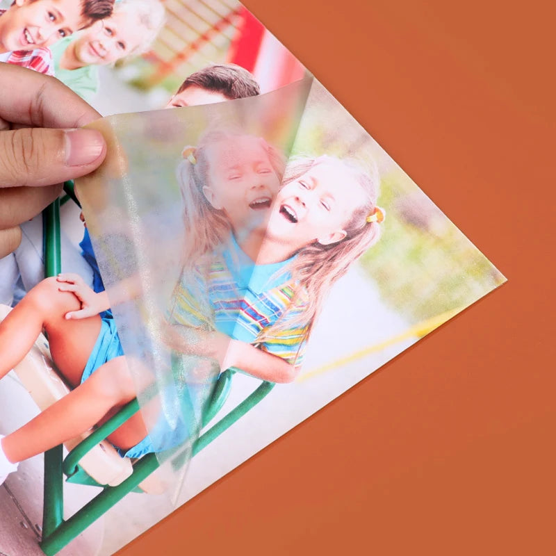 Glossy Matte Satin Clear 16Mic 18Mic 310mmx200M 1" Core Hot Laminating Films Bopp for Hot Roll Laminator