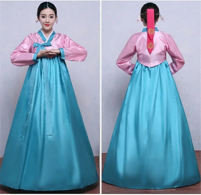 Robe Hanbok pour femmes, mode coréenne, Costumes anciens, fête traditionnelle, palais asiatique, vêtements de spectacle Cosplay,
