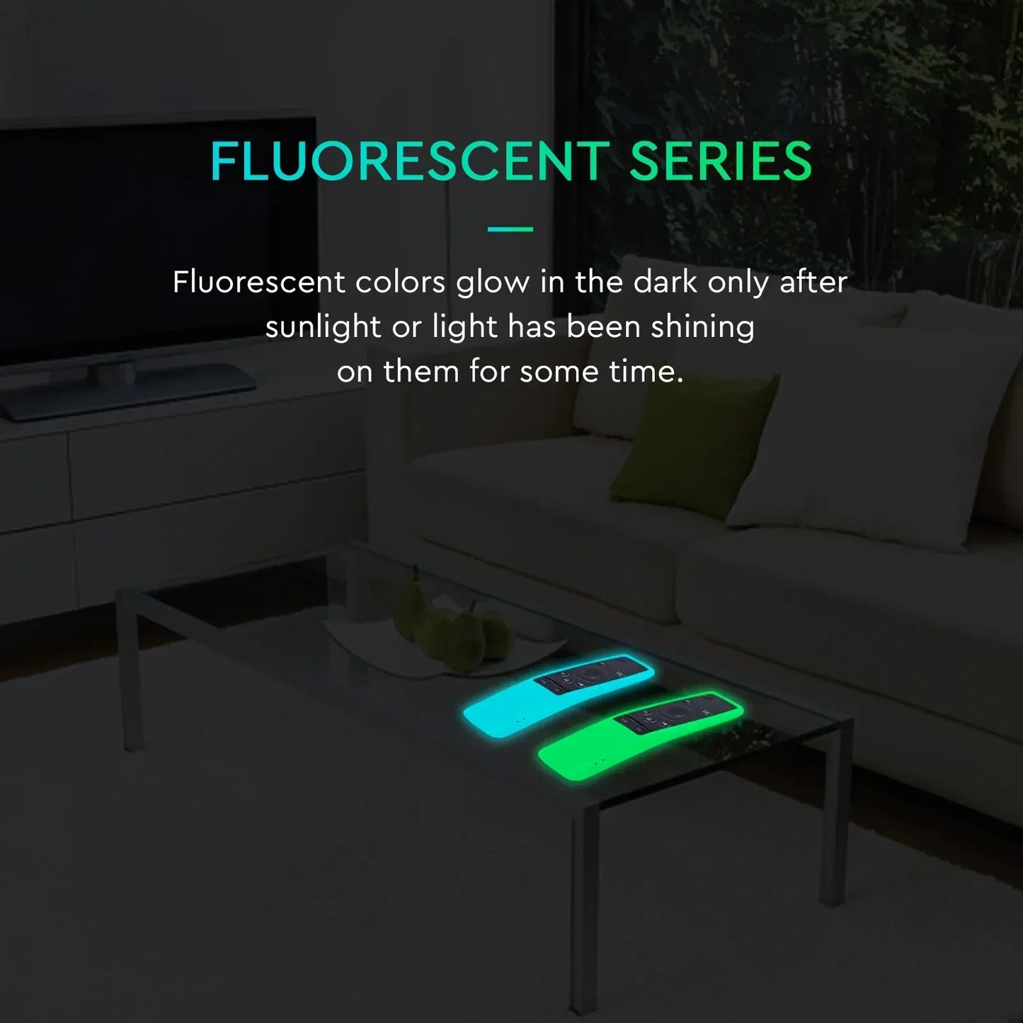 Remote Control Sleeve 1 Piece Luminous Silicone Case For Samsung Smart TV BN59-01312A 01312H BN59 01241A 01242A Remote Control