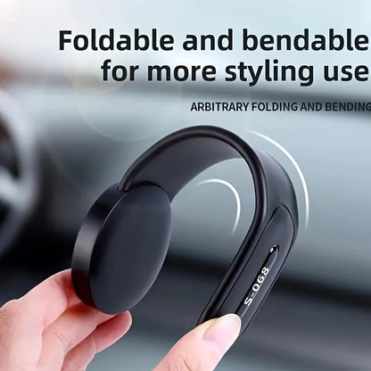 Magnetic Car Phone Holder GPS Holder Auto Dashboard Mount for Phone Thickened Aluminum Alloy an Be Bent At Any Angle Accessories