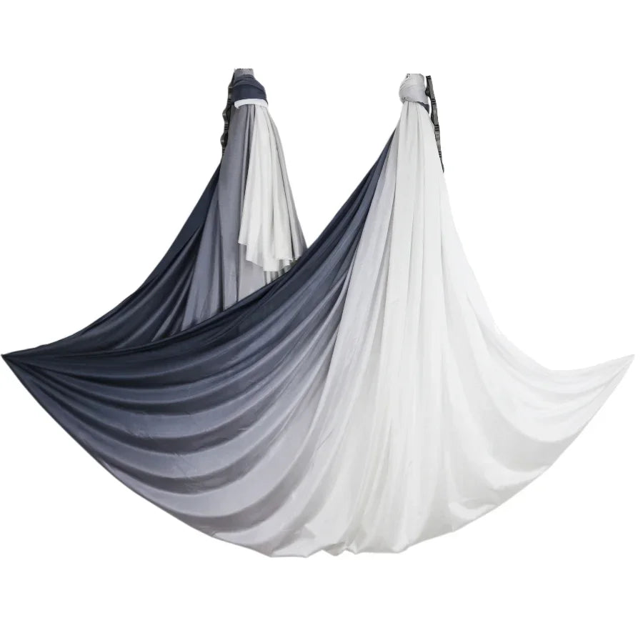 2024 New Aerial Yoga hammock Fabric Flying Pilates Yoga Swing Silk Aerial Anti-Gravity Traction Device Fitness Yoga Home Gym