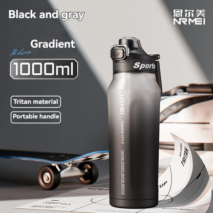 1L Sports Bottle Tritan Drinking Plastic Water Jug Fitness Bicycle Climbing Outdoor Bottle Water Cup