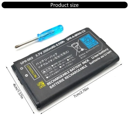 Game 2000mAh SPR-003 SPR003 Rechargeable Lithium Battery For NS 3DS 3DSLL 3DSXL best sale