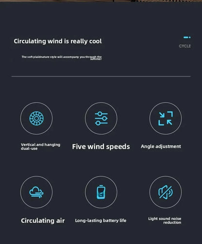 Cordless Electric Fan 4000mah Wireless Portable Air Circulator Fan Desktop Wall Ceiling Air Cooling Cooler Quiet Ventilator