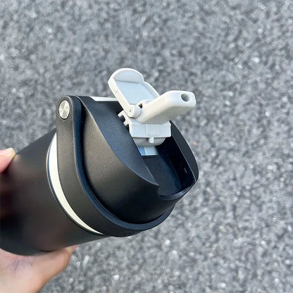1pc Sports Cycling Water Bottle, 750ML Large Capacity Dual-Drinking Sports Water Bottle, Outdoor Portable Water Bottle