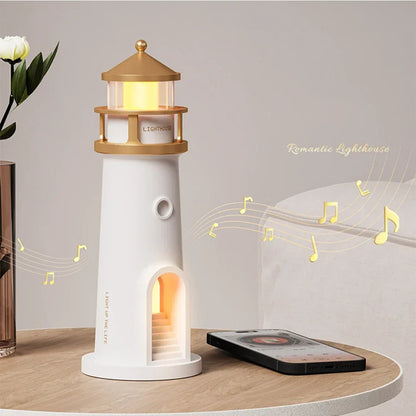Lighthouse Projection Light Beacon Projector Light Decorative Creative Desktop Light Multi-Function for Living Room Bedroom