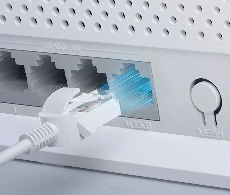 Xiaomi BE5000 Router Wi-Fi 7 Dual-Band Mesh System 2.4/5GHz with 2.5G Port IPTV Support OFDMA Signal Boost for Home or Gaming
