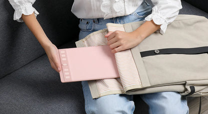 Huion Inspiroy 2 S H641P Graphics Tablets 6.3x3.9 Inch Digital Drawing Pen Tablet 6 Express Keys Support Android Mac Windows