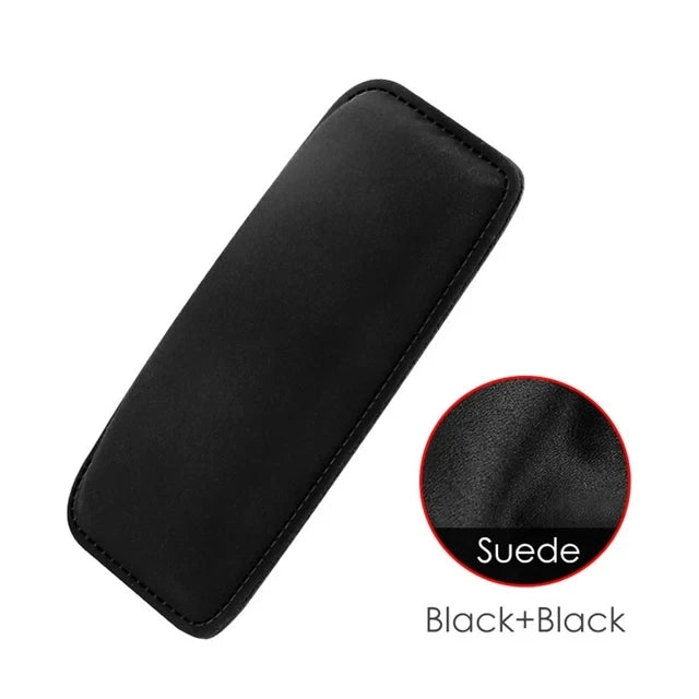 Comfortable Suede Car Pillow Car Knee Pad Auto Cushion Elastic Memory Foam Leg Pad Headrest In The Car Accessories