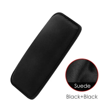 Comfortable Suede Car Pillow Car Knee Pad Auto Cushion Elastic Memory Foam Leg Pad Headrest In The Car Accessories