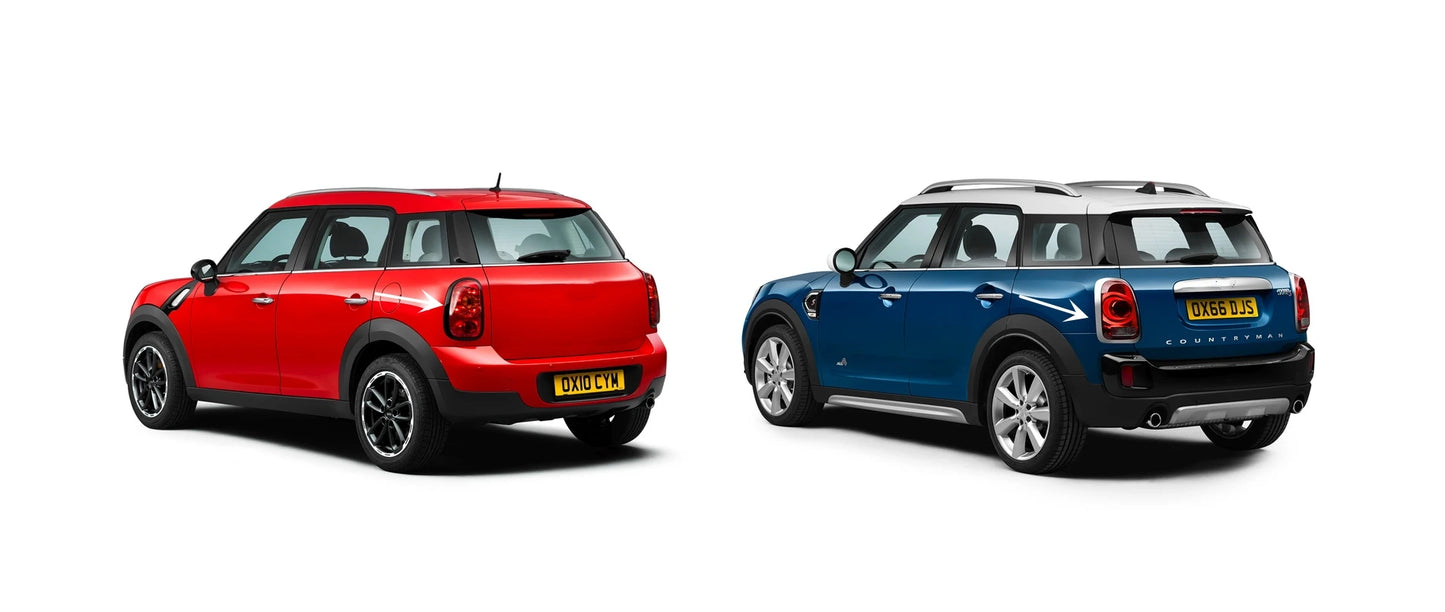 1Pair Headlamp Tailight Bezel Decor Cover For MINI R60 Cooper Countryman 2011-2016 Headlight Ring Bezel Trim Surround Cover