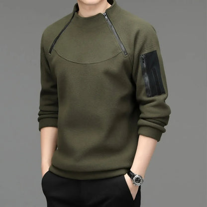 Men's Sweatshirs Spring Fall Long-sleeved T-shirt Top Loose Trend Round Neck Bottoming Shirt Lightweight Casual Sports