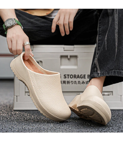 Men Chef Shoe Slippers Couples Garden Clogs Women Water Proof Cozy Sandals For Pet Workers Outdoor Fishing Shoes Doctor Shoes