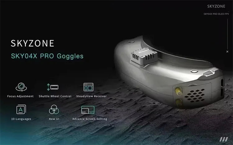 For SKYZONE SKY04X PRO FPV Goggles Oled 5.8G 48ch HD 2D 3D Dvr Camera Rc Plane Racing Fpv Accessories