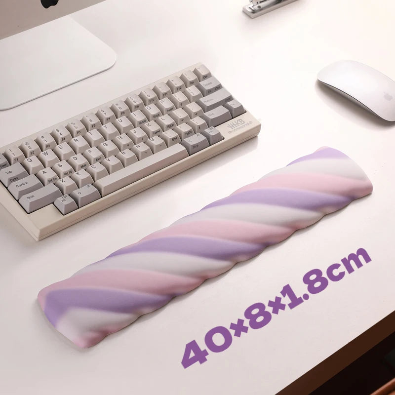 Mouse Wrist Rest Ergonomic Memory Foam Anti-Slip Rubber Base Keyboard Wrist Rest Support and Mouse Pad Wrist Rest for Computer
