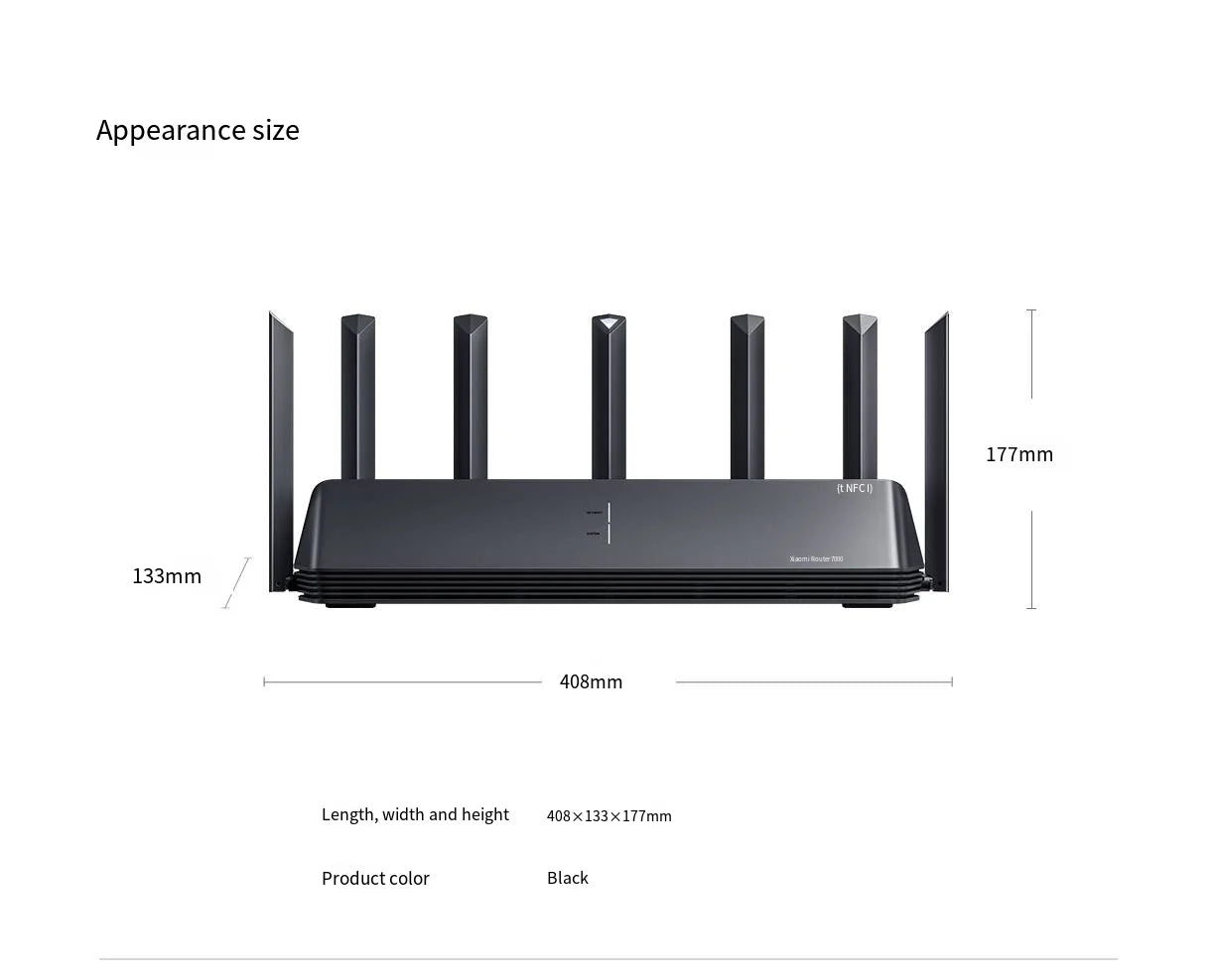 Xiaomi  Wireless Wifi 7 Router BE7000 Signal Booster Repeater Extend Gigabit Amplifier 160MHz 1GB Memory Tri-band Mesh Mi Route